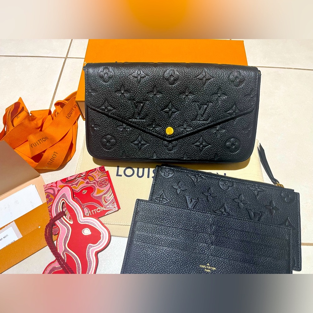 Louis Vuitton Felicie pochette- monogram empreinte